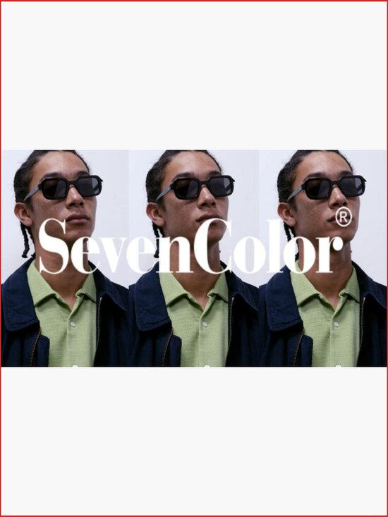 Retro Square Sunglasses Trendy Thick Rectangle 90s Vintage Shades UV Protection